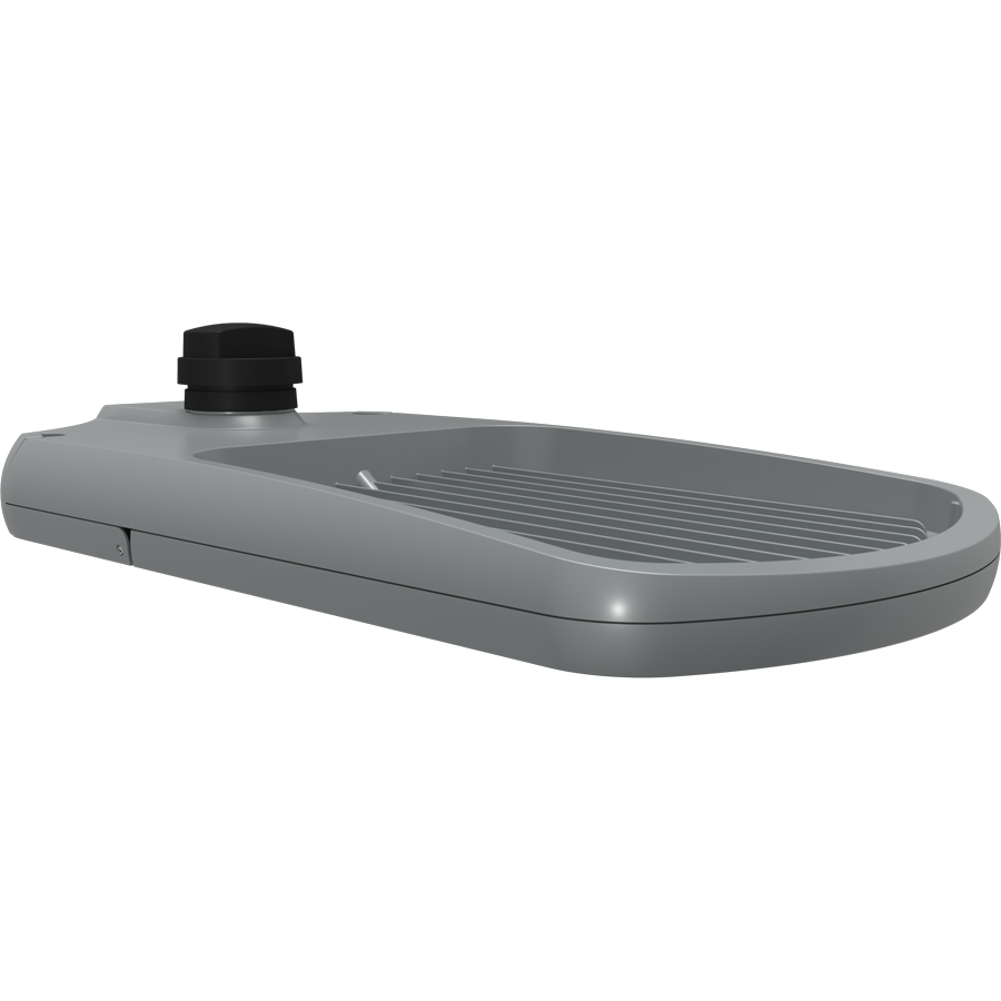 RAB Lighting KAI Cobrahead, 200/180/160W, CCT Selectable, 480V, 7-Pin Receptacle, Roadway Gray, KAI-4T200RG/480/7PRS