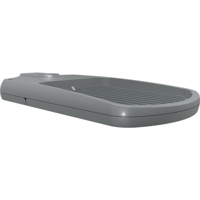 RAB Lighting KAI Cobrahead Area Light, 200/180/160W, CCT Selectable, 480V, LightCloud Blue, Roadway Gray, KAI-3T200RG/480/LCBS