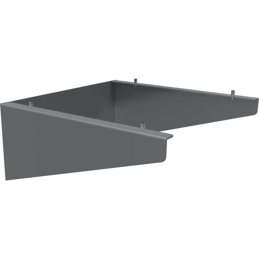 RAB Lighting Cobrahead KAI, 70–100W, House Side Shield, Roadway Gray, KAI-70/100HSG