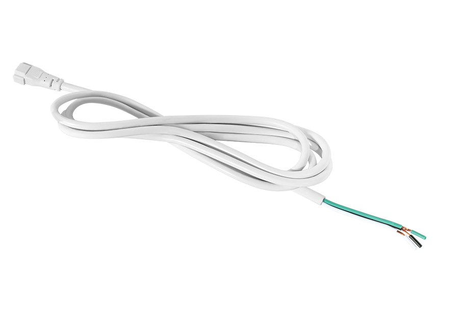 RAB Lighting 72" KNOOKFA Fixture-to-Junction Box Cable, White, KPCJW