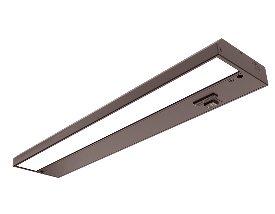 RAB Lighting 9 Watt 16" KNOOKFA LED Under Cabinet Light, CCT Selectable, 120V, Brown, KNOOKFA16
