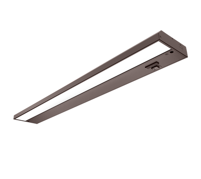 RAB Lighting 13 Watt 24" KNOOKFA LED Under Cabinet Light, CCT Selectable, 120V, Brown, KNOOKFA24