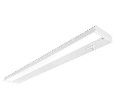 RAB Lighting 13 Watt 24" KNOOKFA LED Under Cabinet Light, CCT Selectable, 120V, White, KNOOKFA24W