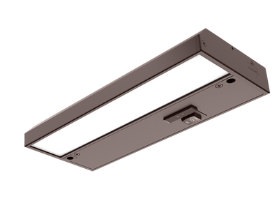 RAB Lighting 4 Watt 8" KNOOKFA LED Under Cabinet Light, CCT Selectable, 120V, Brown, KNOOKFA8
