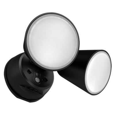 RAB Lighting Luminator Flood Light, 20W, CCT Selectable, Black, L2XB