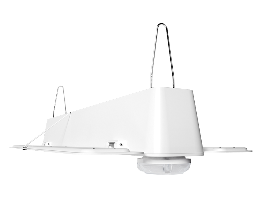 RAB Lighting L34 High Bay, 160W, 5000K, 120-277V, Dimming, MVS Sensor, White, L34-180/MVS