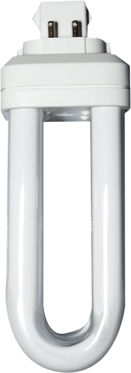 RAB Lighting PL Lamp, 7W, Twin Tube, Tri-Tap, LPLF7TT