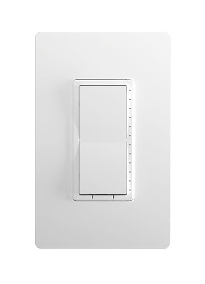 RAB Lighting LightCloud LC-Dimmer Rocker, ELV/MLV, 450W, White, LCDIMMER/PD/W