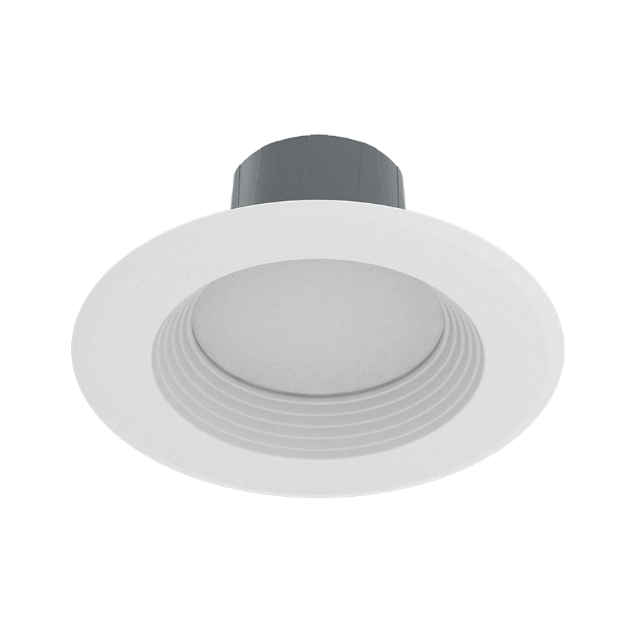 RAB Lighting 6" 11 Watt Lightcloud Blue LED Retrofit Downlight, 27K thru 65K, 880 Lumens, 120-277V, LCBR6R119TW120WB-SS-NS