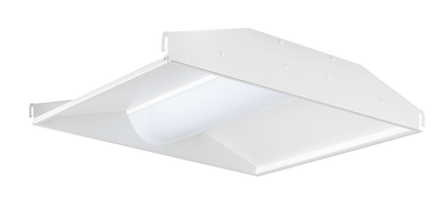 RAB Lighting 2x2 SWISH LED Troffer, CCT Selectable, Dimmable, Occupancy Sensor, 2,432 thru 4,691 Lumens, 120-277V, SWISHFA2X2/D10/MVS