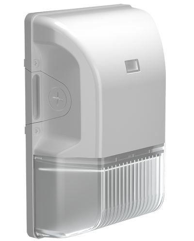 RAB Lighting 20 Watt BRISK LED Wall Pack, Photocell, CCT Selectable, 2,921 Lumens, 120-277V, White, BRISK17FA20W