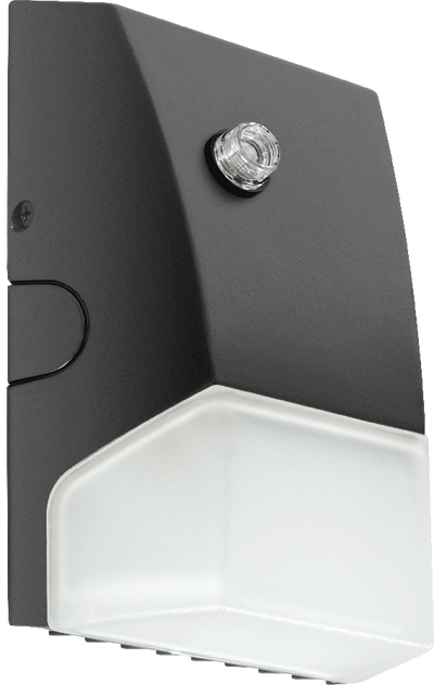  RAB Lighting 9 Watt BRISK LED Wall Pack, Photocell, 1,124 Lumens, 3000K, 120-277V, Bronze, BRISKS11L-730/PCU