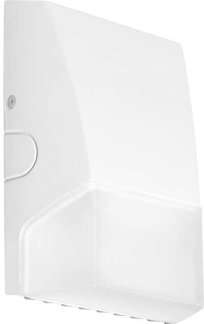 RAB Lighting 9 Watt BRISK LED Wall Pack, 1,124 Lumens, 3000K, 120-277V, White, BRISKS11L-730W