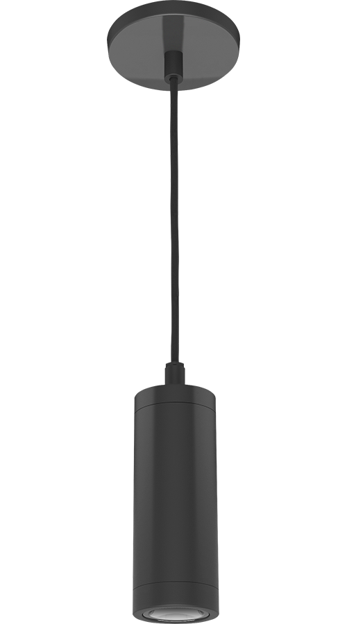 RAB Lighting CDLED Pendant Cylinder, 10W, 2700K, CRI90, 2 In., Pendant Cord 48 In., Bronze, CDLED2PC-10W-WW927-Z