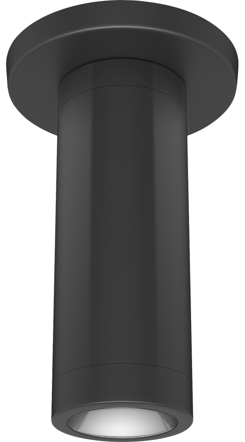RAB Lighting CDLED 2 In. Surface Mount Cylinder, 10W, 3000K, CRI90, Bronze, CDLED2S-10W-30D930-Z