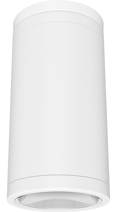 RAB Lighting CDLED 4 In. Surface Mount Cylinder, 20W, 3000K, CRI90, Matte White, CDLED4S-20W-80D930-W