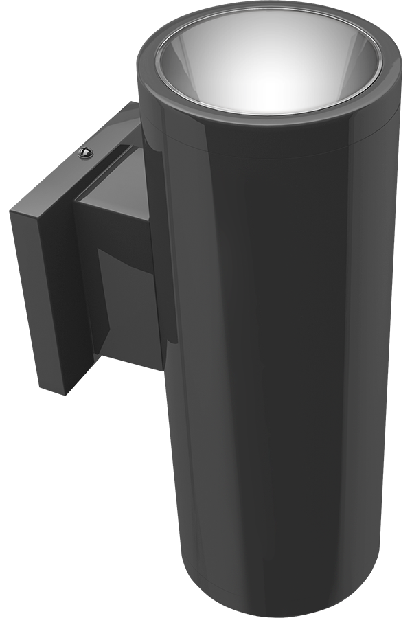 RAB Lighting CDLED 4 In. Wall Cylinder, 20W, 5000K, CRI90, Bronze, CDLED4WU-20W-80D950-Z