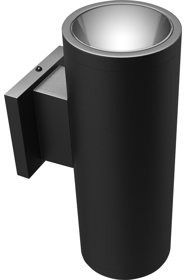 RAB Lighting CDLED 4 In. Wall Uplight, 20W, CRI90, 3000K, Matte Black, CDLED4WU-20W-80D930-K