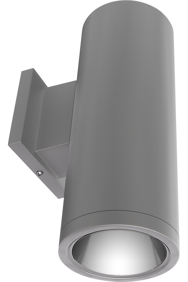 RAB Lighting CDLED 4 In. Wall Cylinder, 20W, 3000K, CRI90, Matte Silver, CDLED4WD-20W-80D930-S