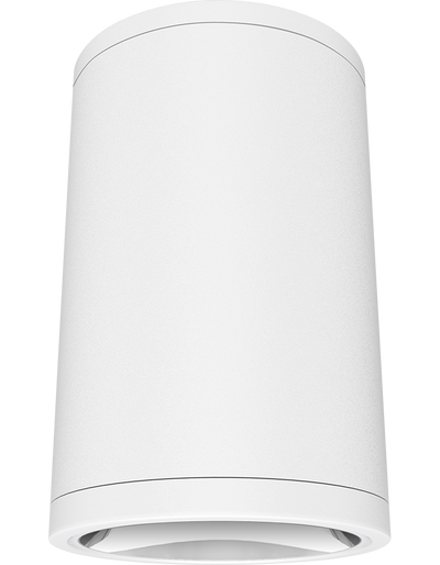 RAB Lighting CDLED 6 Surface Mount Cylinder, 20W, CRI90, 3500K, Matte White, CDLED6S-20W-50D935-W