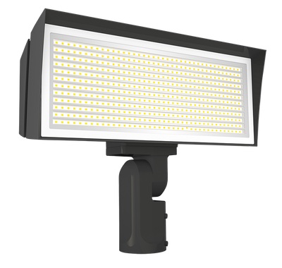 RAB Lighting FFLED LED Flood Light, Slipfitter Mount, 3000K, 15,978 thru 36,371 Lumens, 480V, Bronze, FFLEDLYSF/480