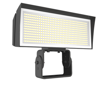RAB Lighting FFLED LED Flood Light, Trunnion Mount, CCT Selectable, 26,913 thru 27,233 Lumens, 480V, Bronze, FFLEDLT/480