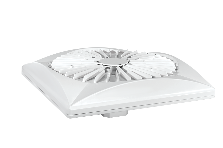 RAB Lighting 78 Watt LED High Output Pole Top Area Light, Type V, 4000K, 8,183 Lumens, 120-277V, White, ALED5S78NW/BL