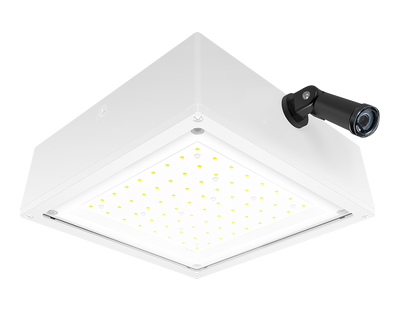 RAB Lighting 20 Watt LED Canopy Light, 120V Swivel Photocell, Flat Lens, 5000K, 3,184 Lumens, 120V, White, VANLED20FW/PCS