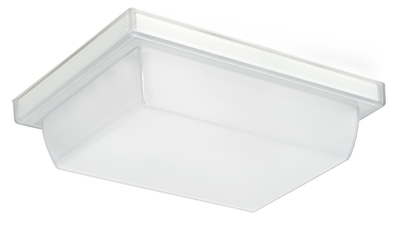 RAB Lighting 6 Watt LED Vandalproof Canopy Light, 813 Lumens, 4000K, White, 120V, VAN1LED6NW