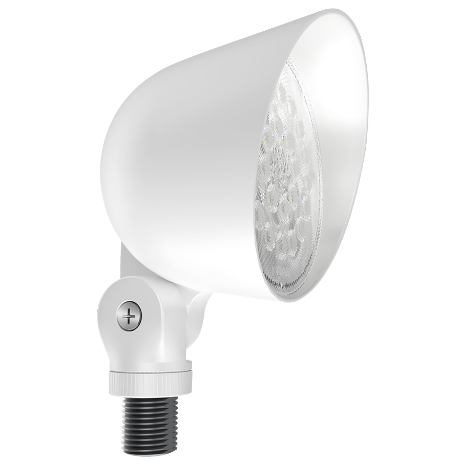 RAB Lighting Landscape Field Adjustable, 8/5/4/2/1W, CCT Selectable, 120V, Knuckle, White, LF17W