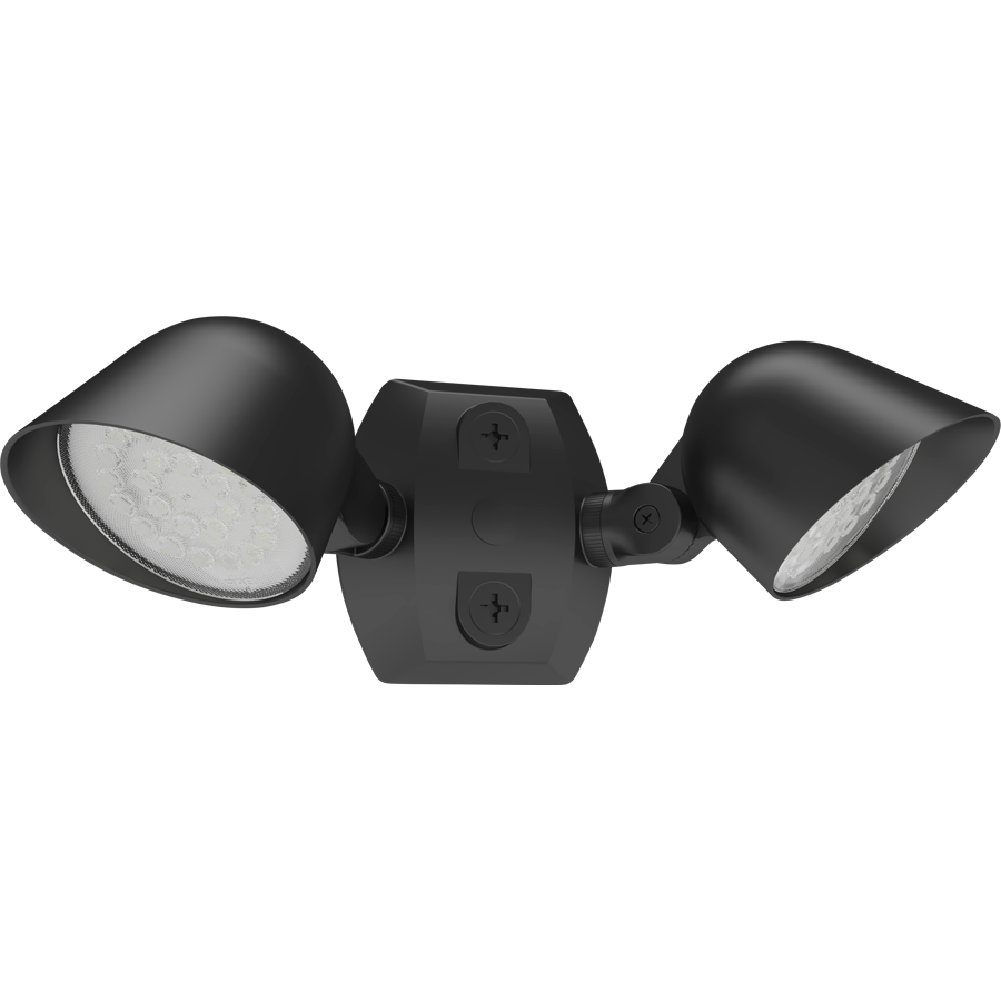 RAB Lighting Landscape X2 Field Adjustable, 16/10/8/5/3W, CCT Selectable, 120V, Black, LF17X2B