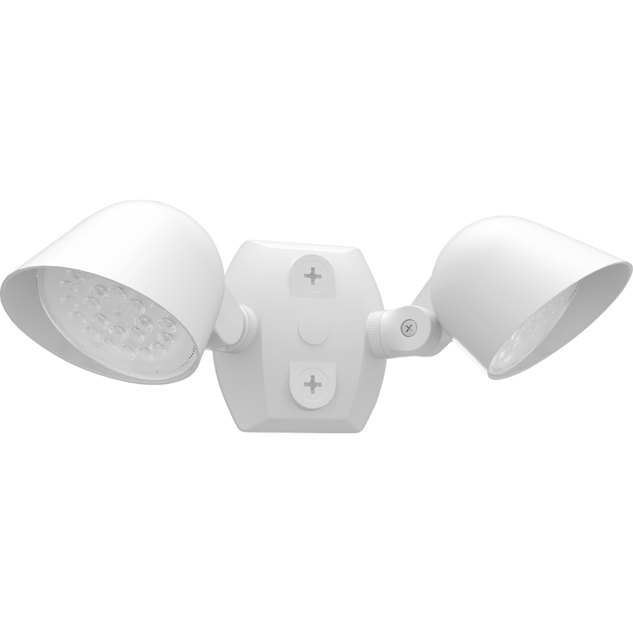RAB Lighting LF17X2W Landscape Flood, 16/10/8/5/3W, CCT Selectable, Field-Adjustable, White, LF17X2W