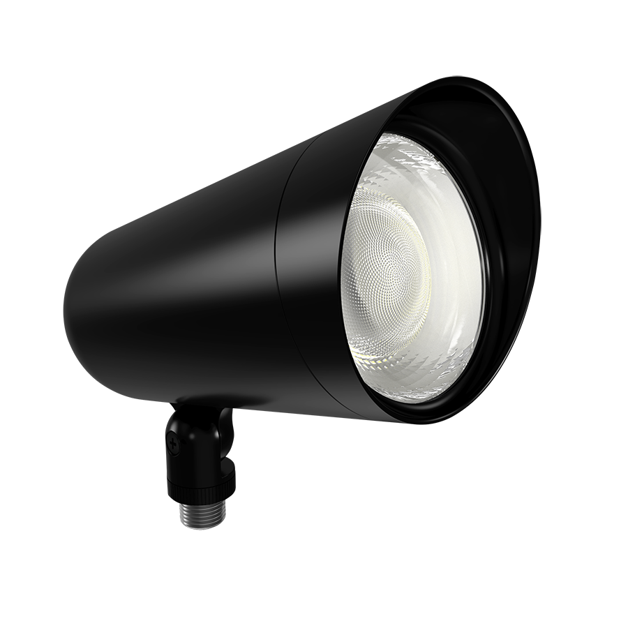 RAB Lighting LF34LB Landscape Flood Large, 33W, CCT Selectable, Field-Adjustable, 120V, Black, LF34LB