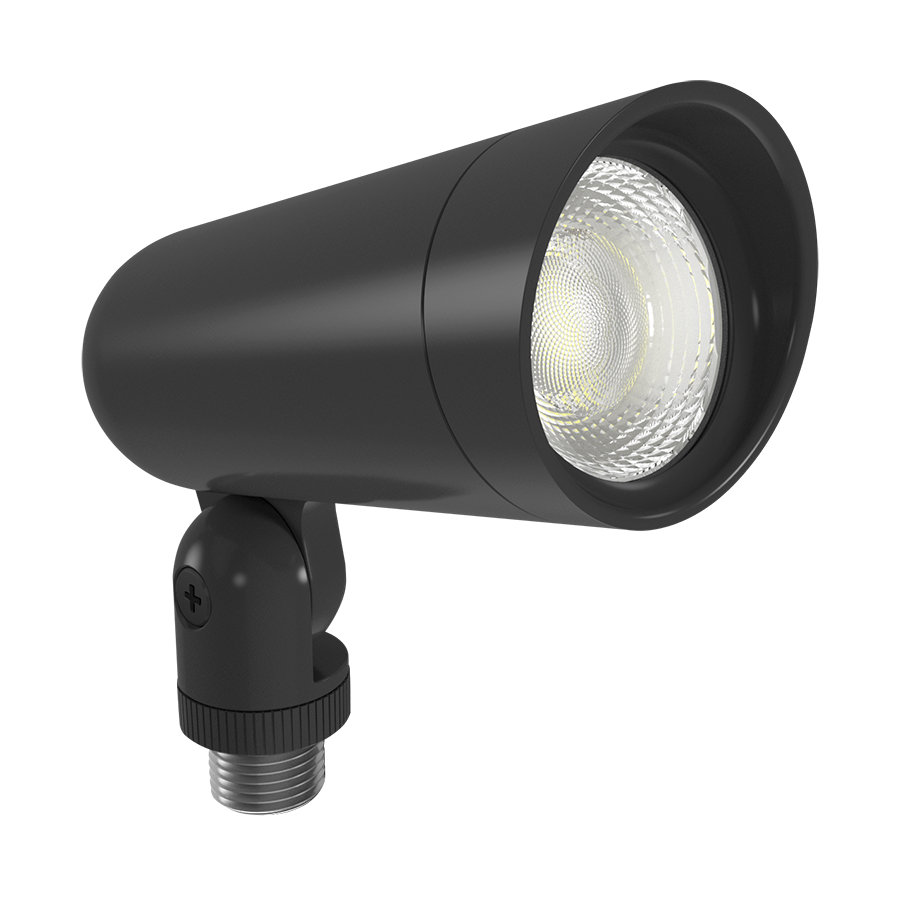 RAB Lighting LF34S Landscape Flood Light, 8W, Amber, Bronze, LF34SYA