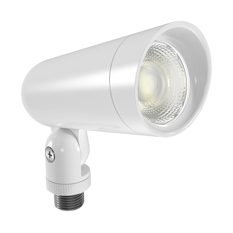 RAB Lighting LF34S Landscape Flood Light, 8W, CCT Selectable, White, LF34SW