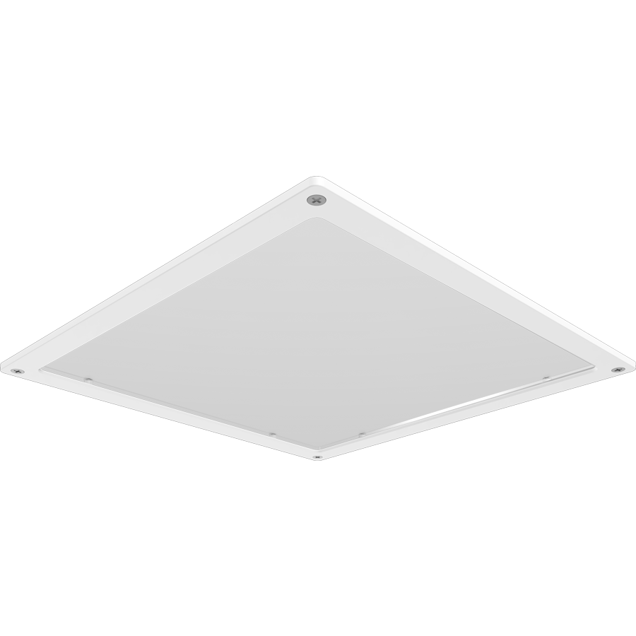 RAB Lighting VAN34 Flat Lens & Door Frame Kit, White, LFVAN34FW
