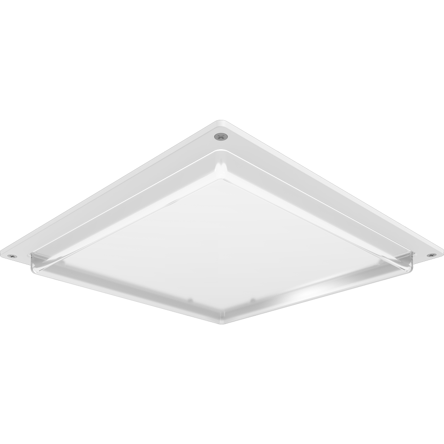 RAB Lighting VAN34 Drop Lens & Door Frame Kit, White, LFVAN34W