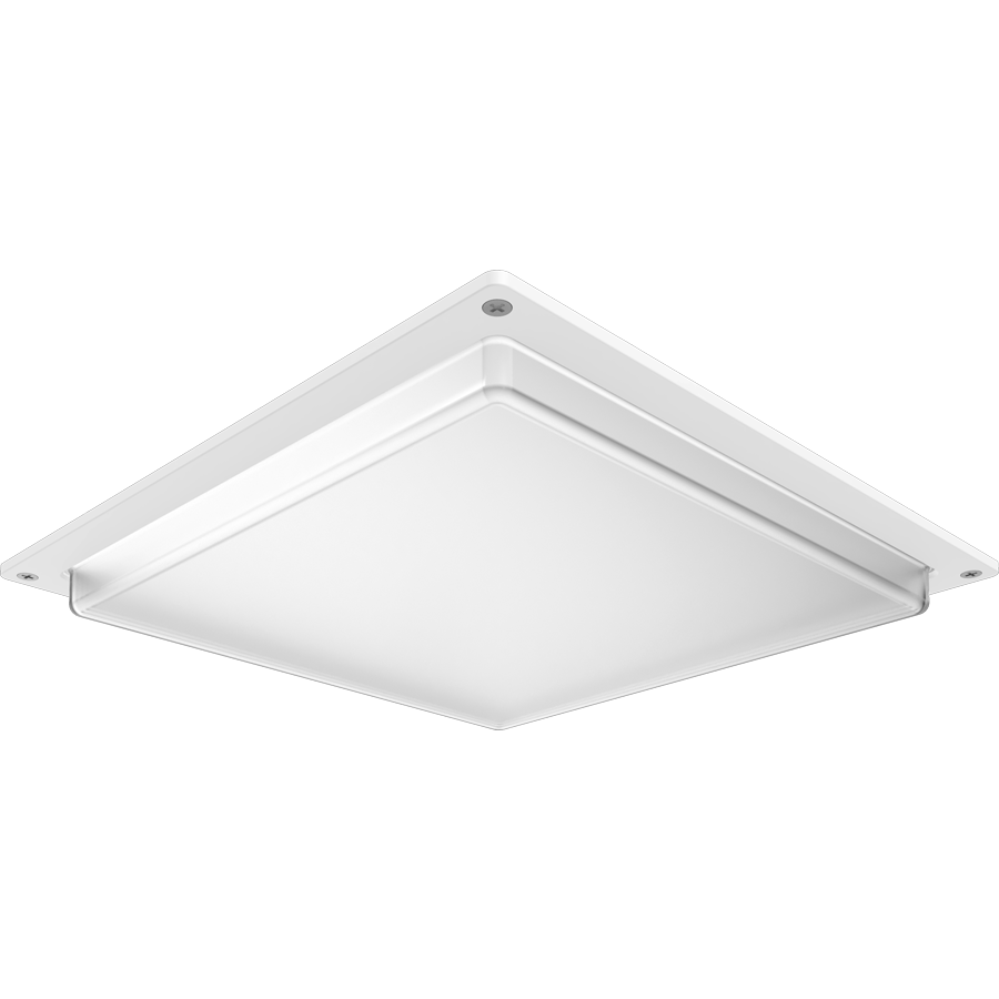 RAB Lighting VAN34 Drop Lens & Door Frame Kit, Frosted White, LFVAN34W-FR