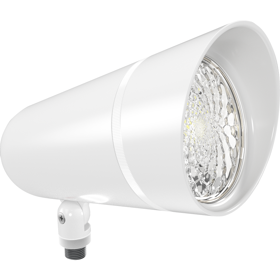 RAB Lighting Landscape Flood Large, 48W, CCT Selectable, Tunable RGB, White, LFXLW