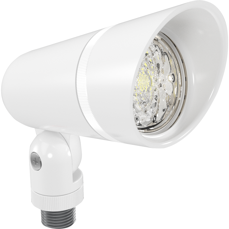 RAB Lighting Landscape Flood Small, 13W, CCT Selectable, Tunable RGB, White, LFXSW