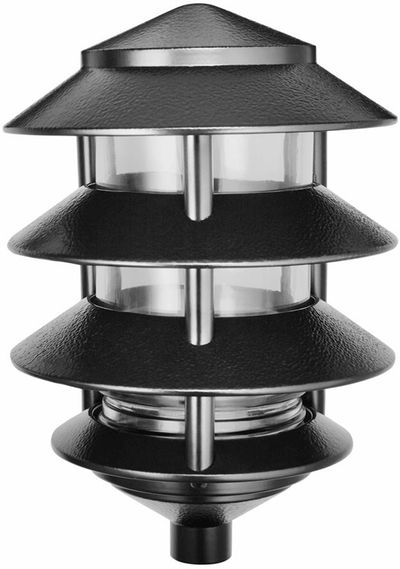 RAB Lighting 100 Watt Max Four Tier Landscape Light, Black, 120V, LL22B