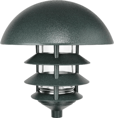 RAB Lighting 100 Watt Max Four Tier Dome Top Landscape Light, Verde Green, 120V, LLD4VG