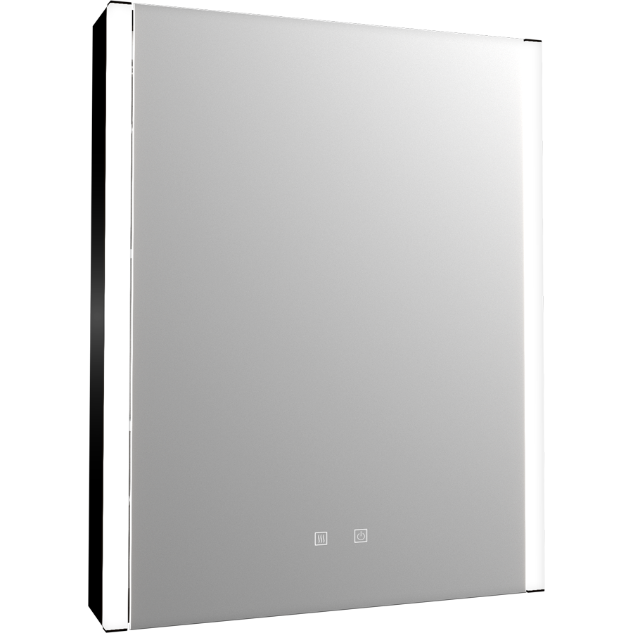 RAB Lighting Mirror Light Cabinet Rectangle, 20"x28", 22W, CCT Selectable, Black, LMCB2028