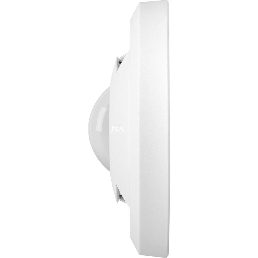 Lutron ULOS2-CDT-WH LOS2 dual technology ceiling occupancy sensor, white, side profile