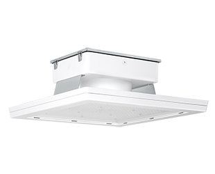 RAB Lighting MASI20 Gas Station Canopy Light, 160W, 4000K, 120-277V, 0-10V Dimming, White, MASI20-160NW/D10