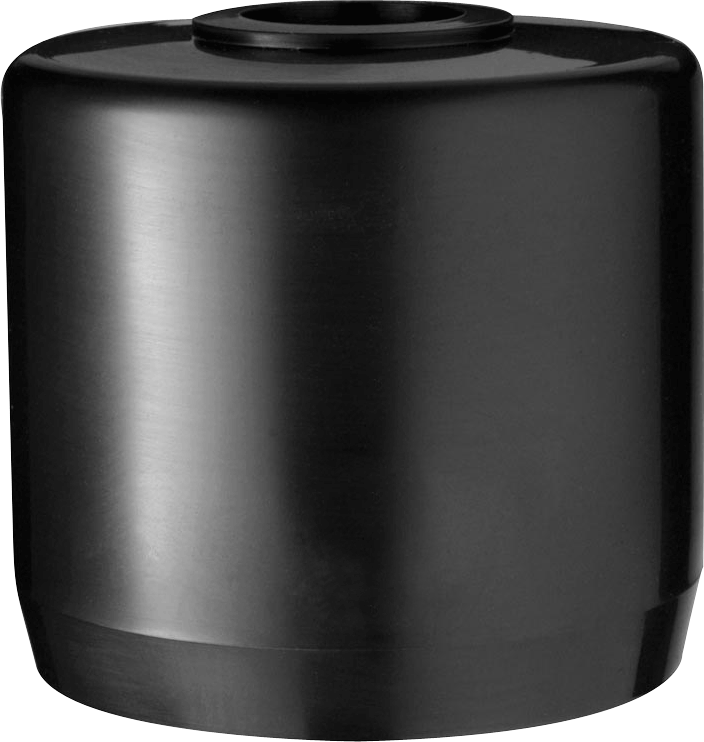 RAB Lighting PVC Mighty Cap, Fits 2" PVC, 1/2" Threaded Hole, Black, MCAP2B