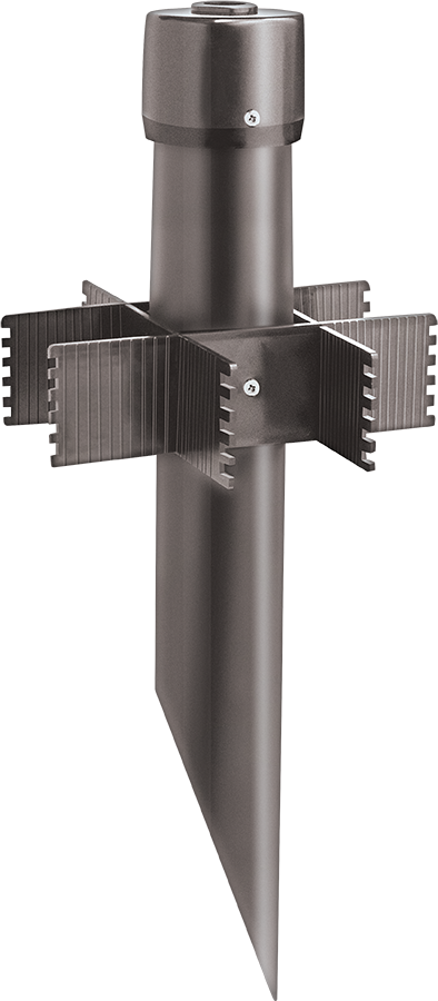 RAB Lighting 19" Mighty Post with PVC Cap, Bronze, MP19A