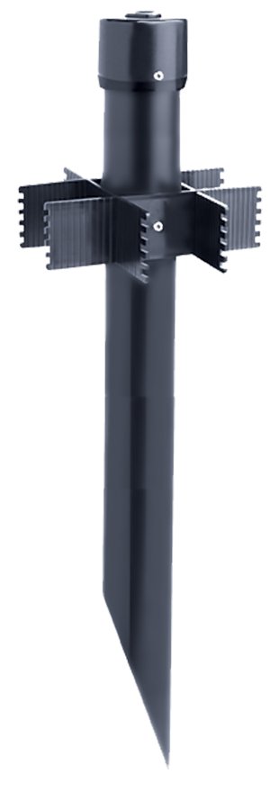 RAB Lighting 25" Mighty Post, Black, MP25B