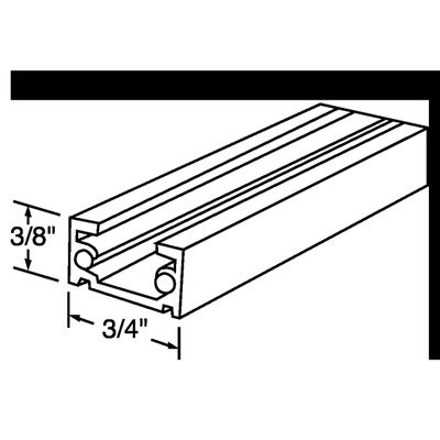 Elco Lighting Mini Track, 8 ft, White, EP2208W