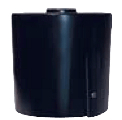 RAB Lighting Metal Mighty Cap, Fits 2" PVC, 1/2" Threaded Hole, Black, MMCAP2B
